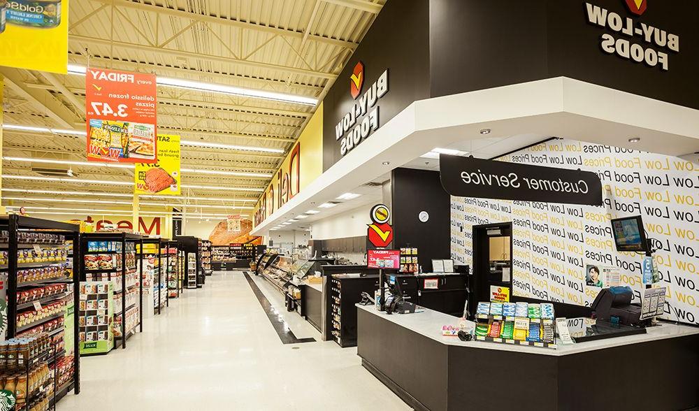 Cree Lighting's bright and ambient led retail lighting at Buy-Low Foods